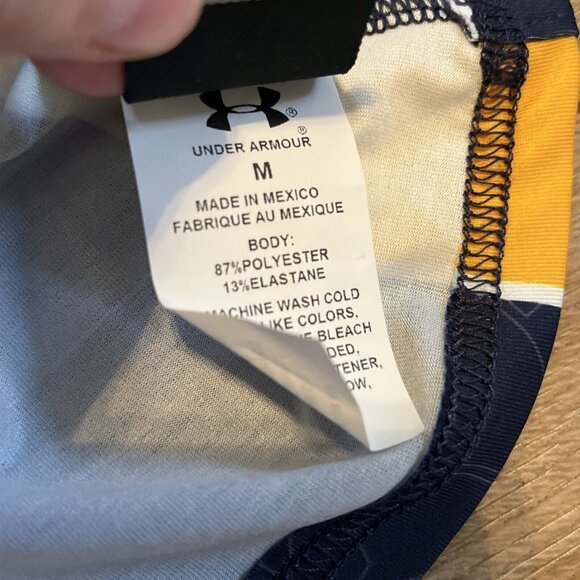 Women's Under Armour Titans Running Singlet SZ MEDIUM Racerback Track Blue - Picture 7 of 8